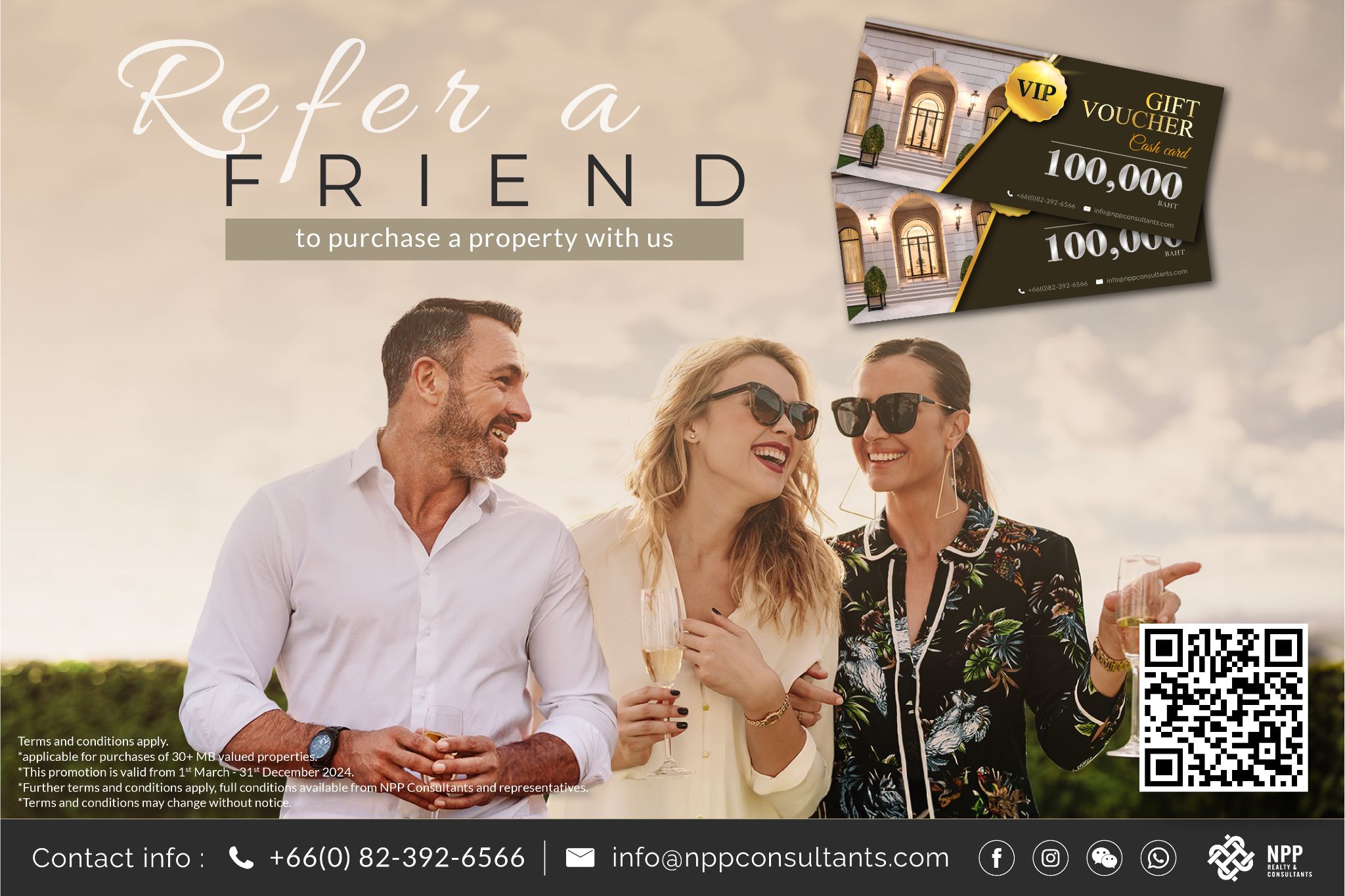 Simply refer and earn with the "NPP Referral Program"!